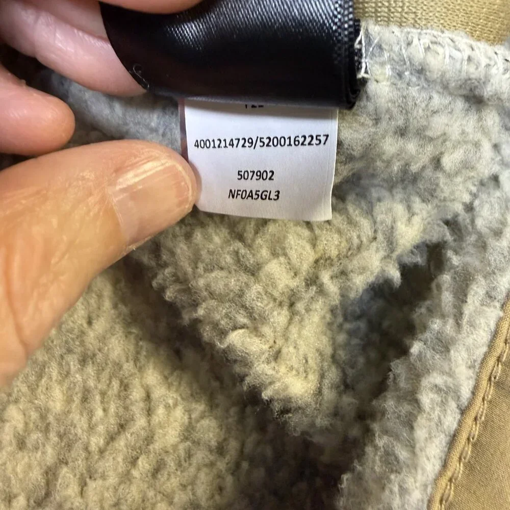 The North Face Gordon Lyons Vest XL‎ Gray Khaki Trim EUC